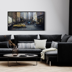Framed 24 x 48 - In the city