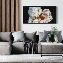Encadré 24 x 48 - Pivoine en floraison