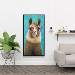 Encadré 24 x 48 - Aimable llama