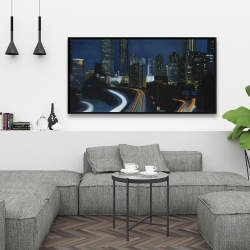 Encadré 24 x 48 - Atlanta dans la nuit