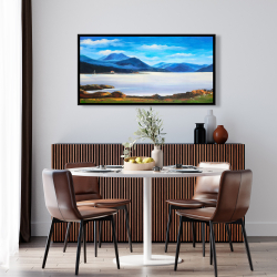 Encadré 24 x 48 - Highlands écossais par une belle journée