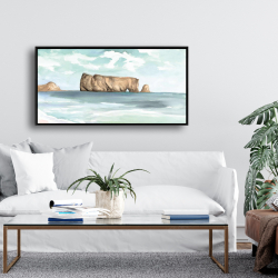 Framed 24 x 48 - Rocher percé
