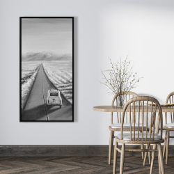 Encadré 24 x 48 - Voiture sur la route