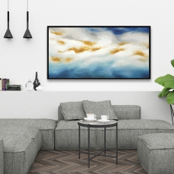 Framed 24 x 48 - Abstract landscape