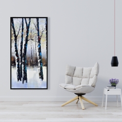 Encadré 24 x 48 - Arbres gelés