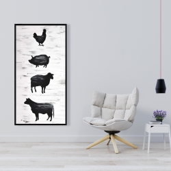 Encadré 24 x 48 - Animaux de la ferme