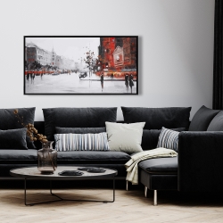 Encadré 24 x 48 - Scène de rue classique