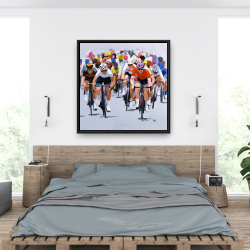 Framed 36 x 36 - Cycling competition