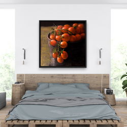 Framed 36 x 36 - Bucket of cherry tomatoes