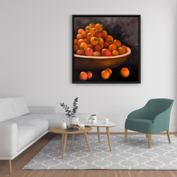 Framed 36 x 36 - Bowl of cherry tomatoes