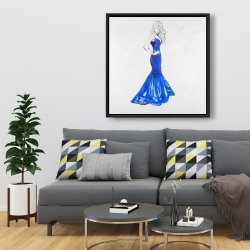 Encadré 36 x 36 - Dame en robe