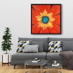 Framed 36 x 36 - Flower middle