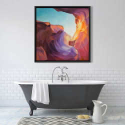 Framed 36 x 36 - Antelope canyon