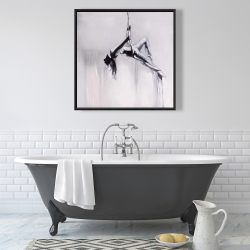 Framed 36 x 36 - Dancer on aerial contortion