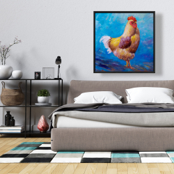 Framed 36 x 36 - Beautiful rooster
