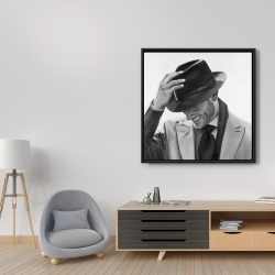 Framed 36 x 36 - Well-dressed man