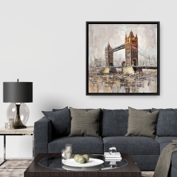 Framed 36 x 36 - London tower bridge