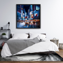 Framed 36 x 36 - Times square perspective