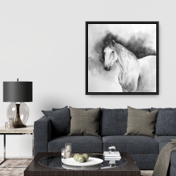 Encadré 36 x 36 - Domino le cheval
