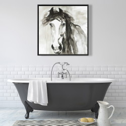 Encadré 36 x 36 - Magnifique cheval sauvage