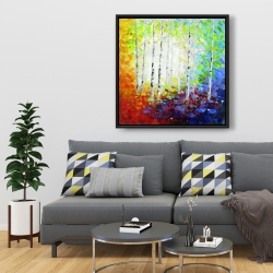 Encadré 36 x 36 - Forêt multicolore