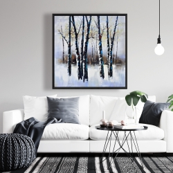 Encadré 36 x 36 - Arbres gelés