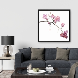 Encadré 36 x 36 - Branche de fleurs de cerisier