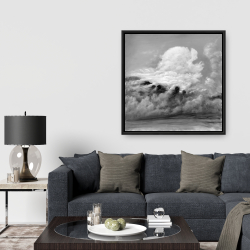 Framed 36 x 36 - Clouds