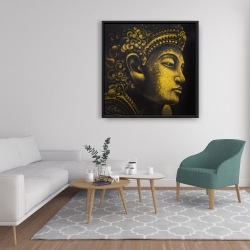 Framed 36 x 36 - Buddha of indonesia