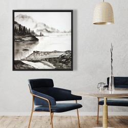 Encadré 36 x 36 - Paysage paisible