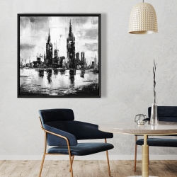 Encadré 36 x 36 - Paysage urbain monochrome