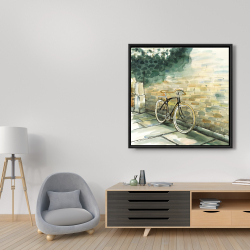 Encadré 36 x 36 - Vieille bicyclette urbaine
