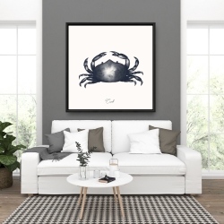 Encadré 36 x 36 - Crabe bleu