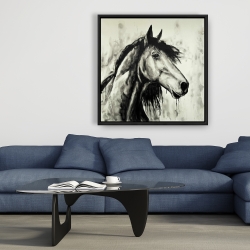 Encadré 36 x 36 - Cheval spirit