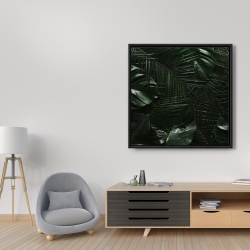 Framed 36 x 36 - Tropical jungle