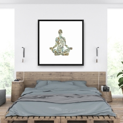 Framed 36 x 36 - Zen attitude