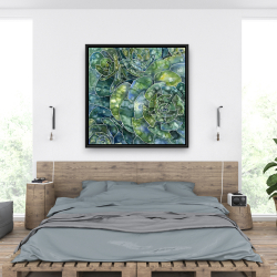 Encadré 36 x 36 - Succulents abstrait