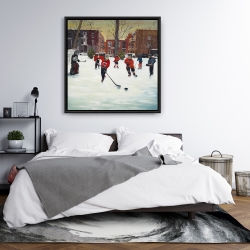 Encadré 36 x 36 - Jeunes joueurs de hockey