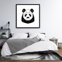 Encadré 36 x 36 - Panda géométrique