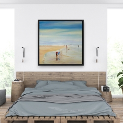Encadré 36 x 36 - Enfants à la plage