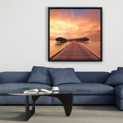 Framed 36 x 36 - Sea villas