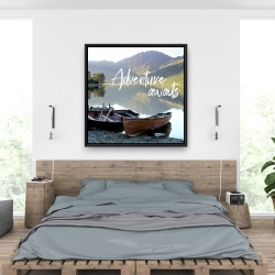 Framed 36 x 36 - Adventure awaits