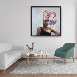 Framed 36 x 36 - See life in flowers
