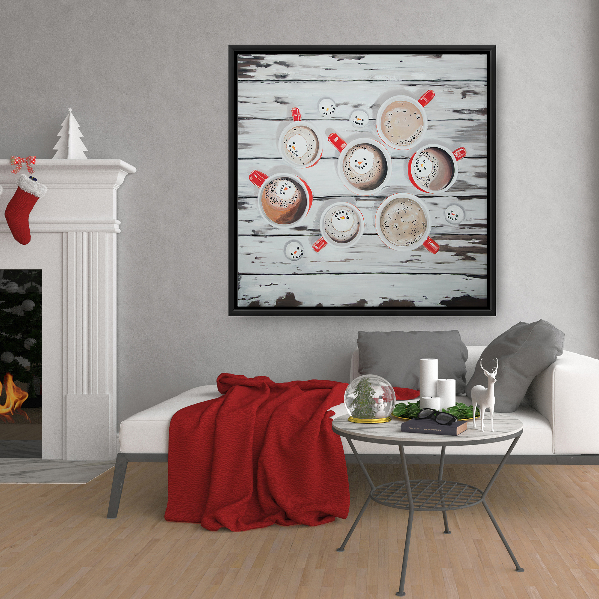 Encadré 36 x 36 - Chocolat chaud du temps des fêtes