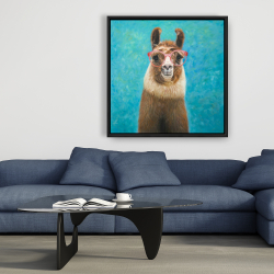 Encadré 36 x 36 - Aimable llama