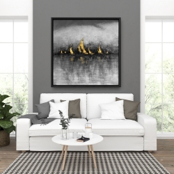 Encadré 36 x 36 - Voiliers d'or