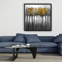 Framed 36 x 36 - Illuminated forest