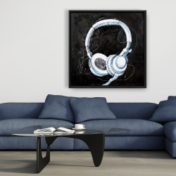 Framed 36 x 36 - Headphones