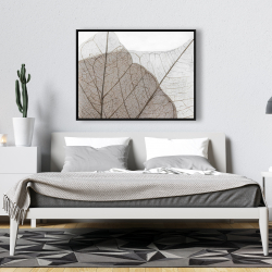 Encadré 36 x 48 - Feuilles séchées translucides