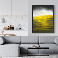 Framed 36 x 48 - Yellow hill
